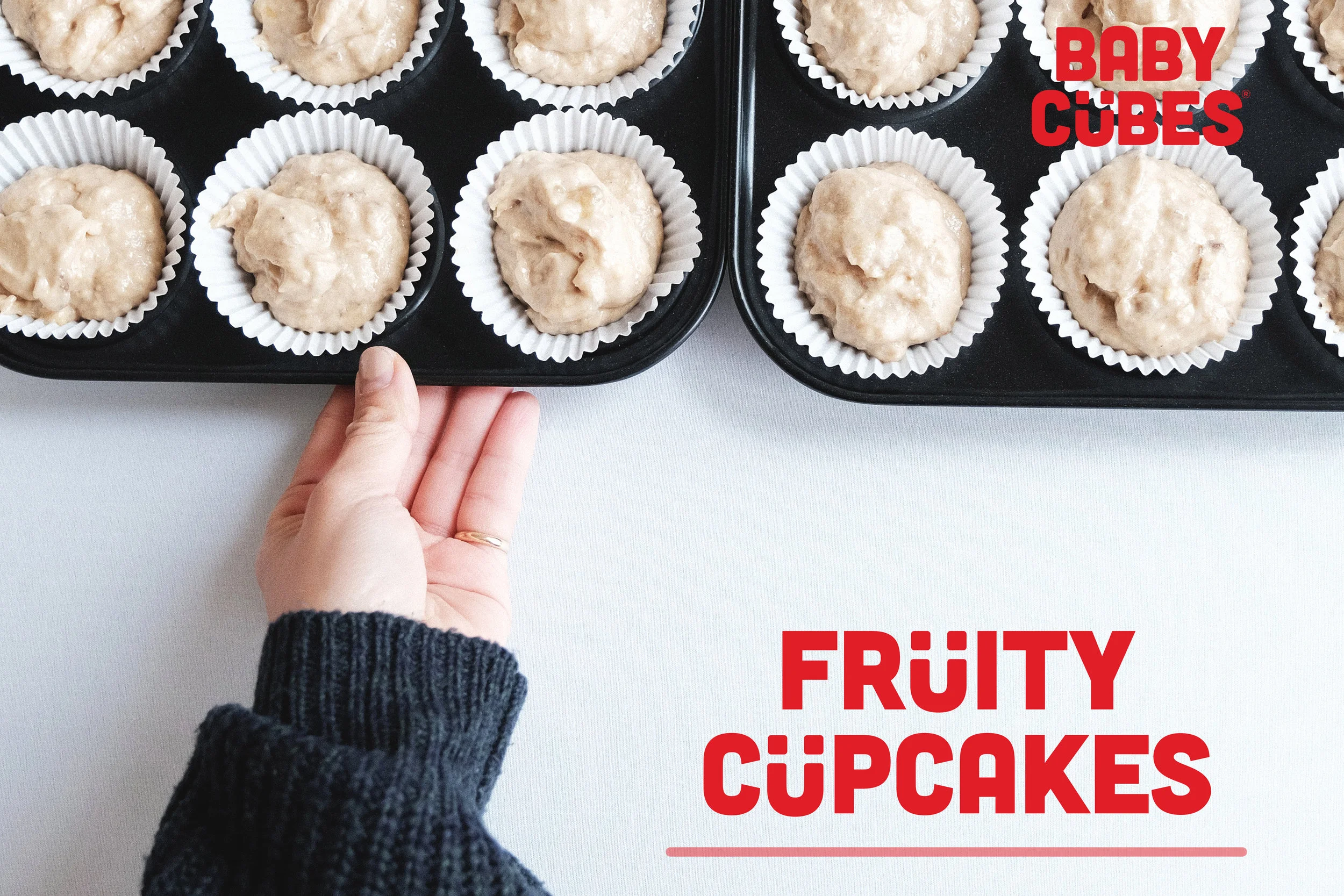 BABY CÜBES: FRUITY BANANA CUPCAKES RECIPE