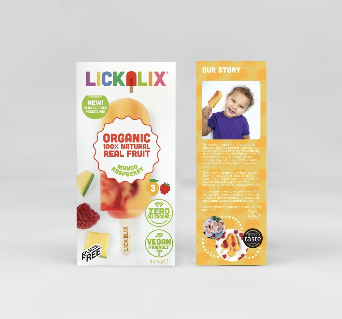 LICKALIX: Grab our ORGANIC, VEGAN ice lollies from Ocado! 