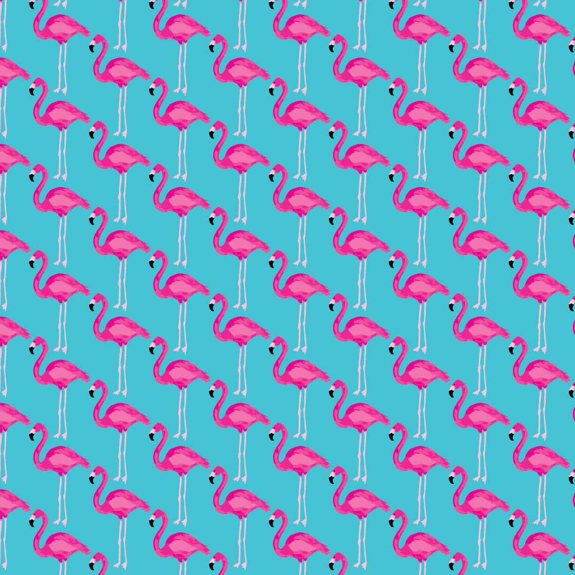 Flock of Pink - Pattern TWO-0002b