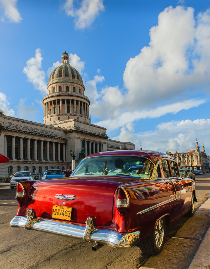 "Red Chevy" - Havana, Cuba