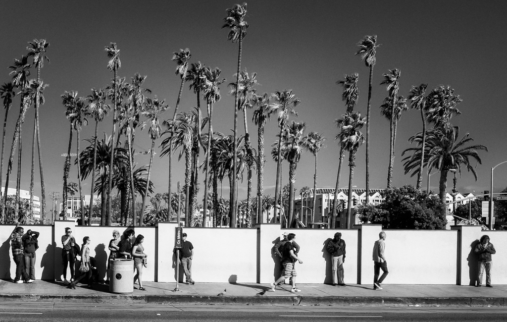 "Bus Stop" - Santa Monica, California, USA