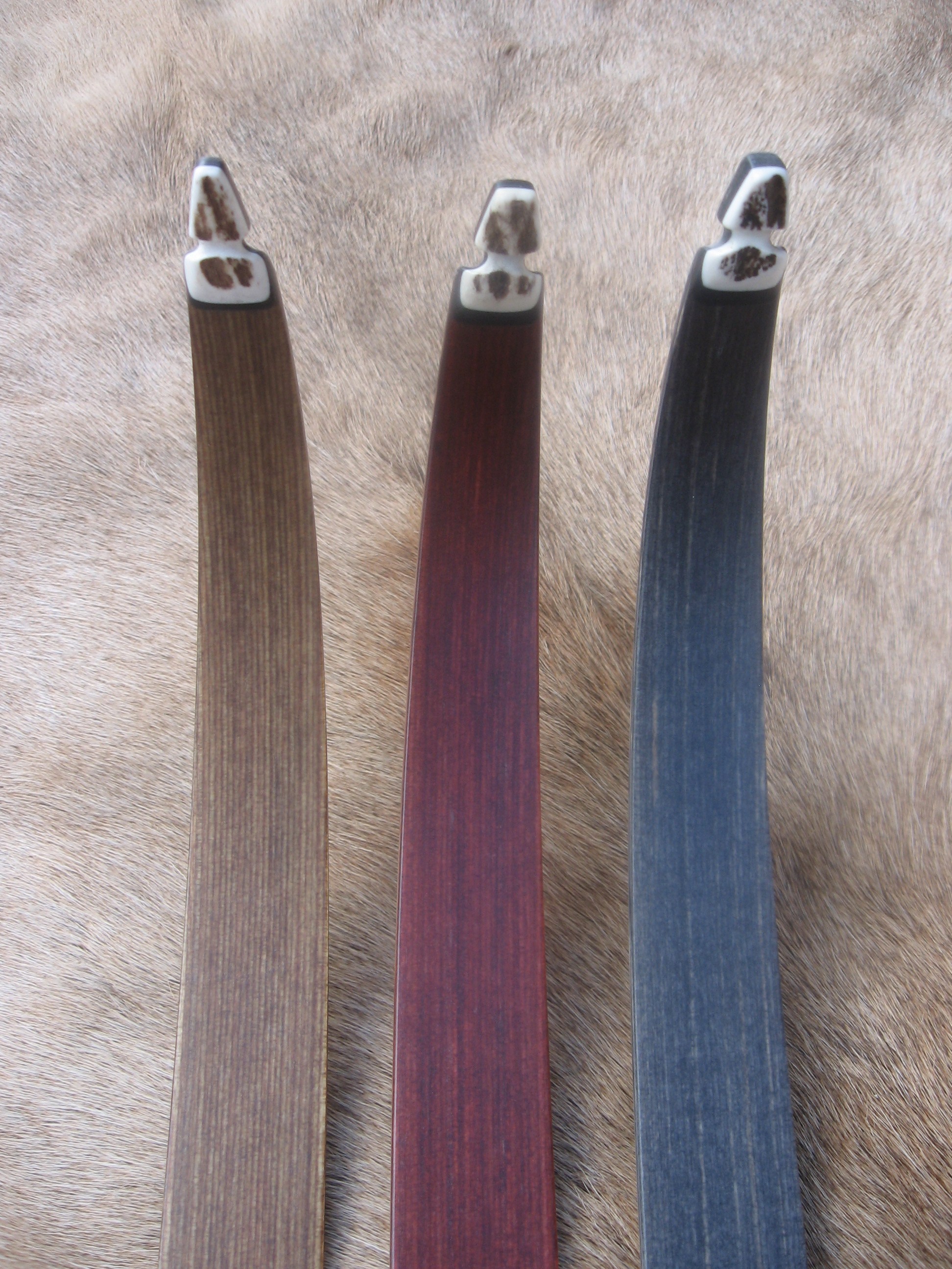  Standard Actionwood Limbs  (walnut, rosewod and charcoal) 