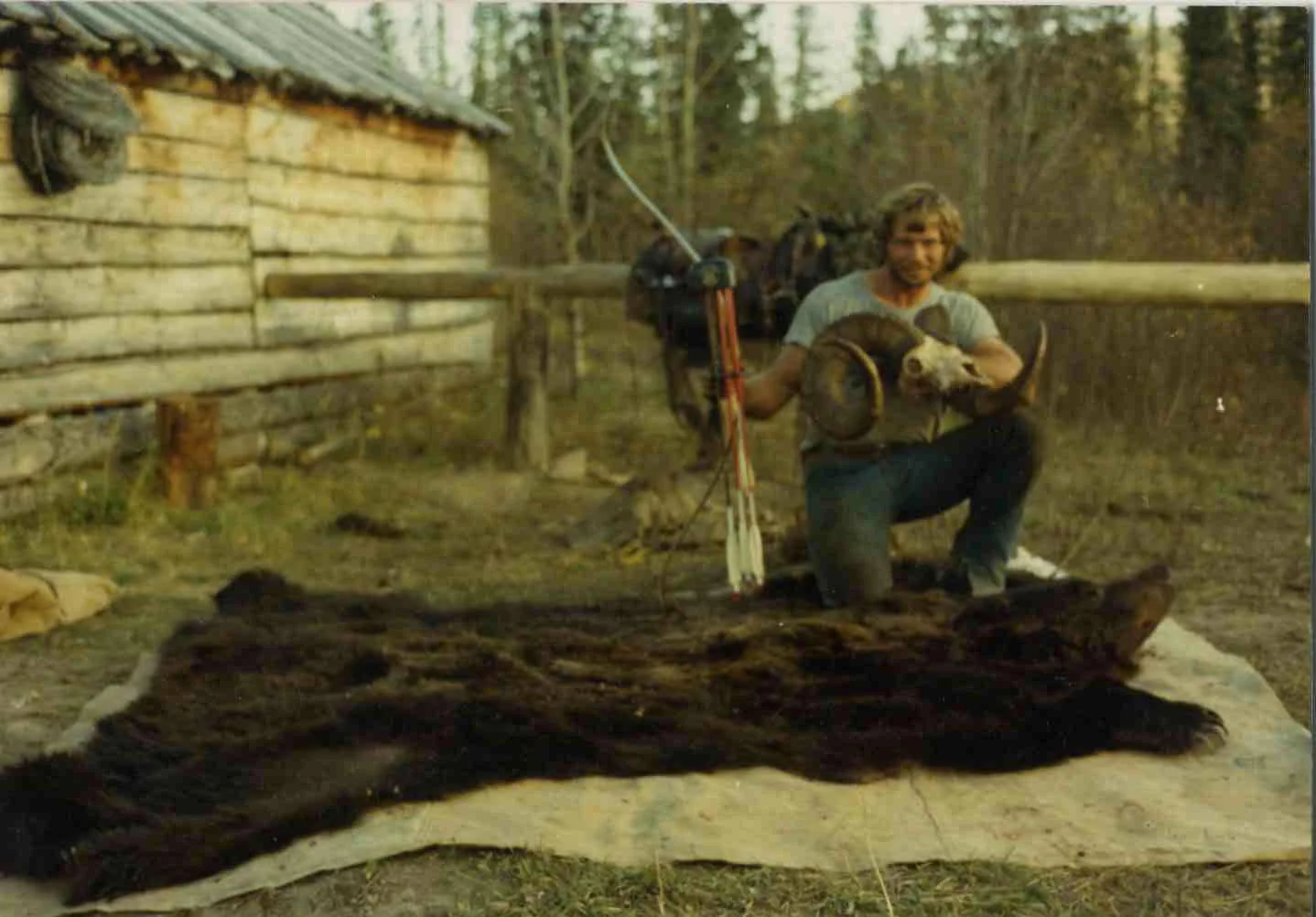 Paul Schafer with his first and only Silvertip taken back in 1974