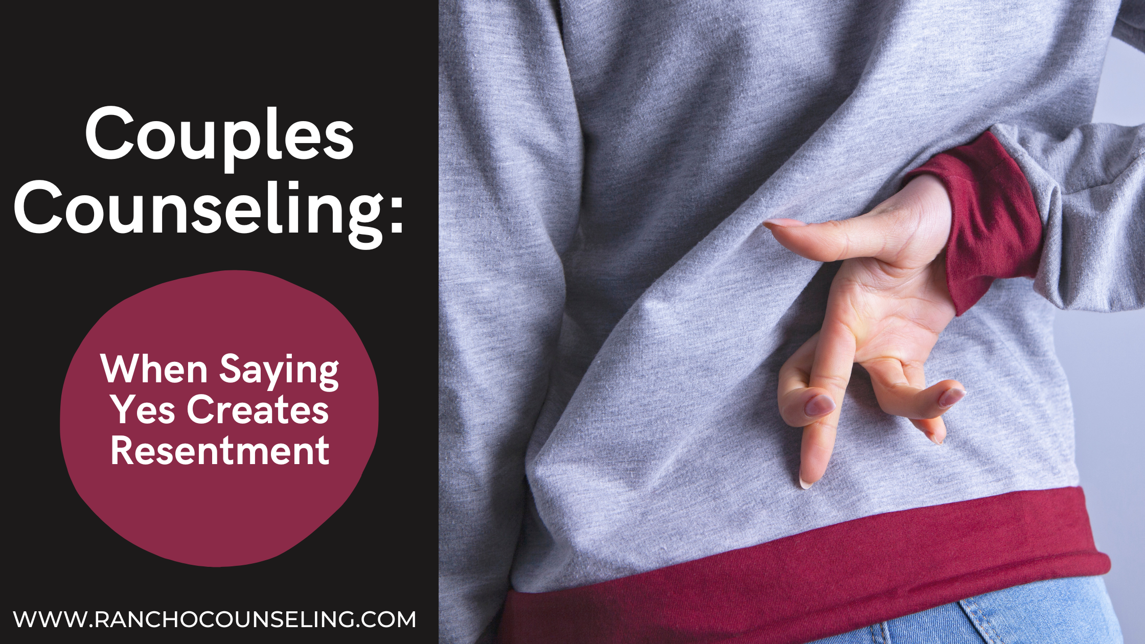 Couples Counseling: When Saying Yes Creates Resentment