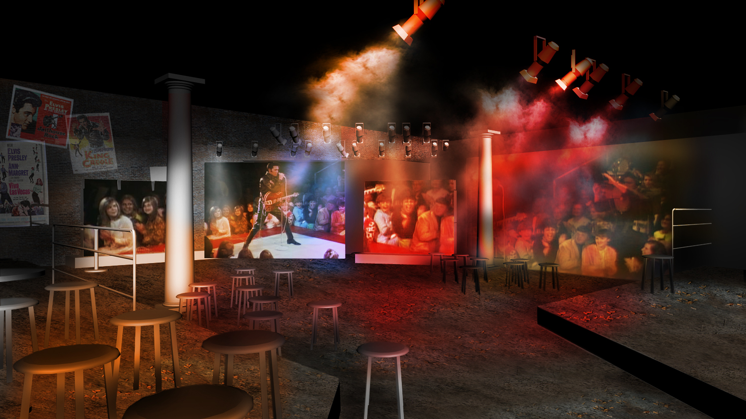 ...that transformed into an immersive experience that took the audience on a journey from the beginning of rock 'n' roll through all the eras up to the present.