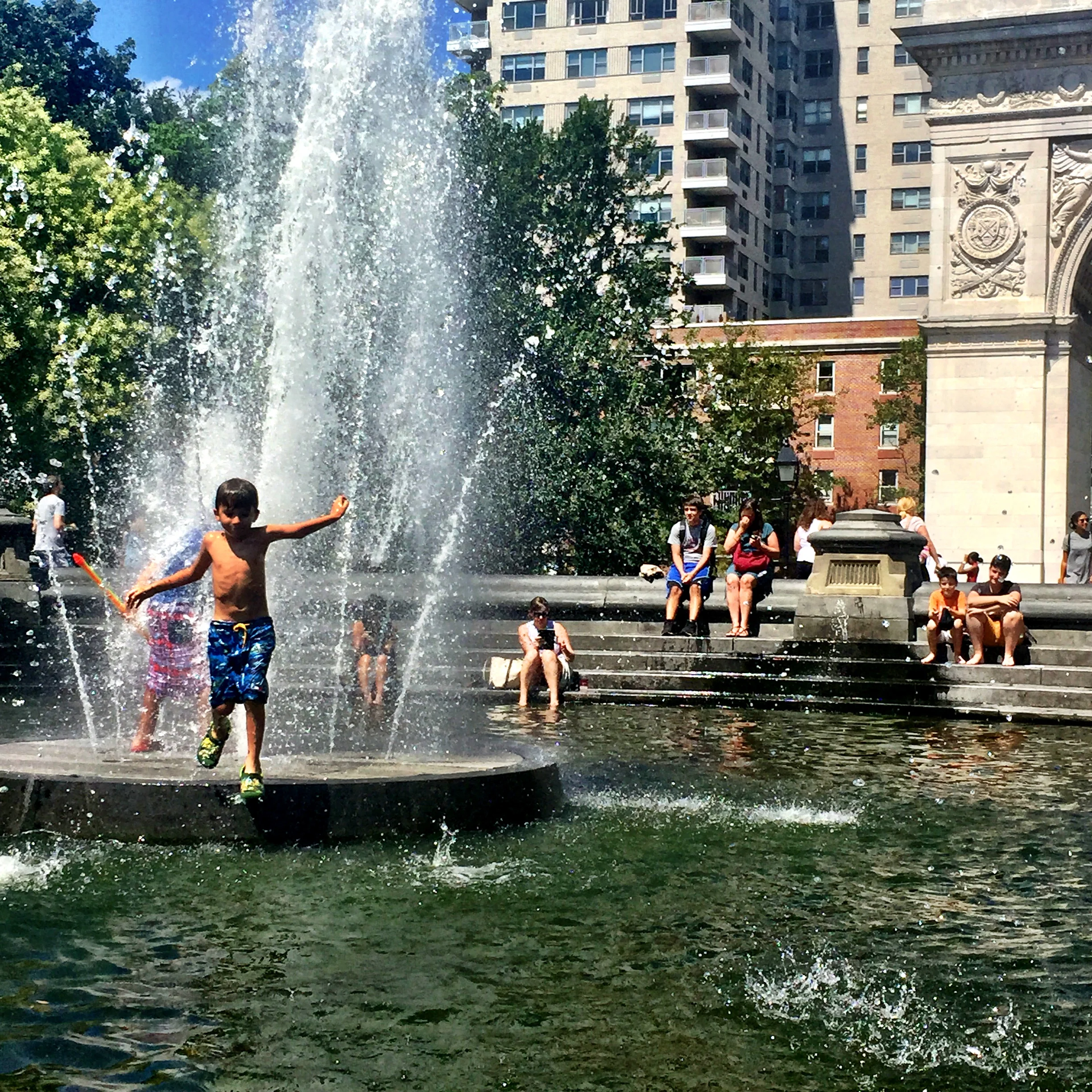 Washington Square Park / New York City / July / 2015