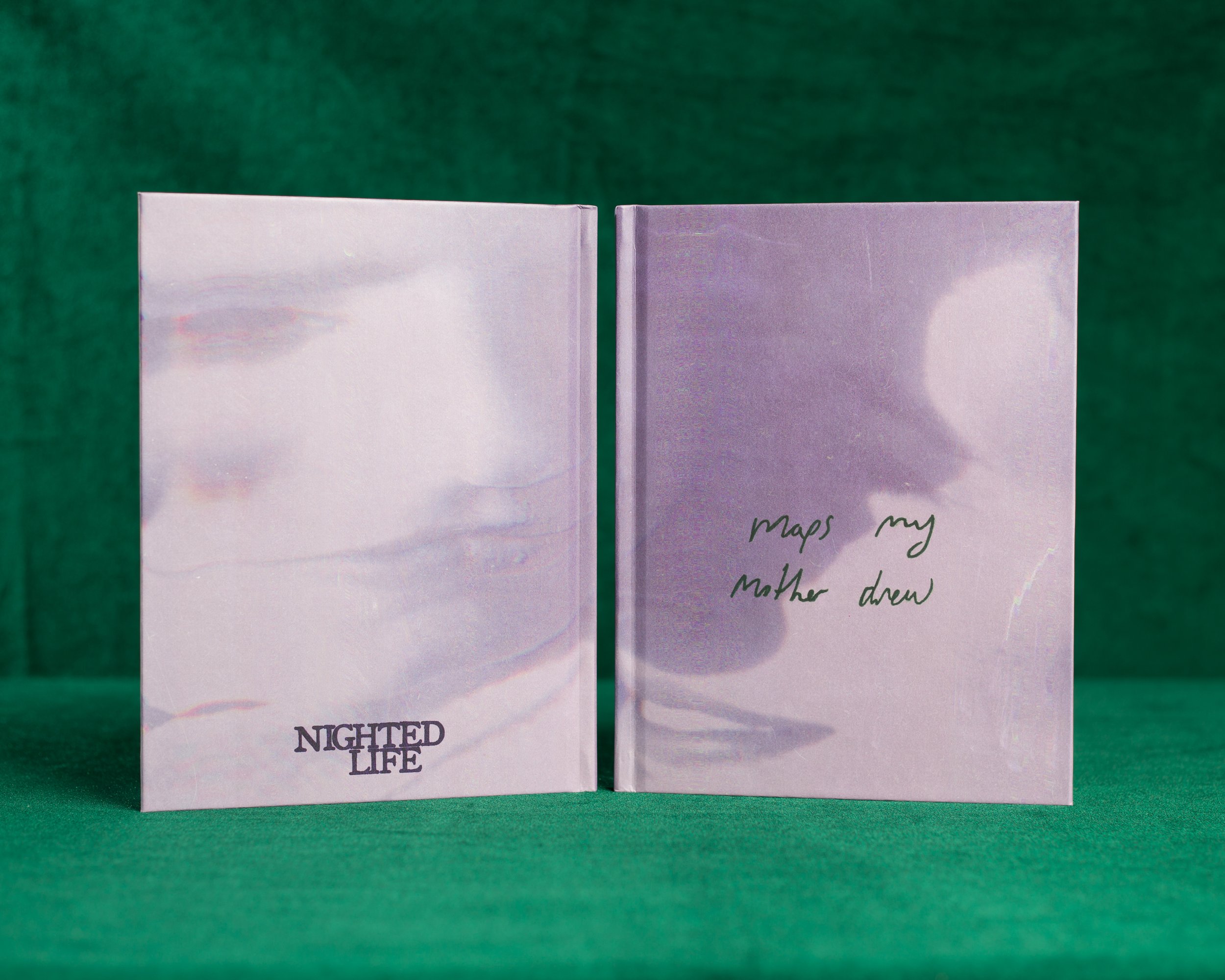  ‘Maps My Mother Drew’ publised by Nighted Life (2023)   Sold Out   An exploration of my mother’s relationship with home, and thus mine. The book consists of photographs taken while visiting the places she has lived over the past decade, along with i