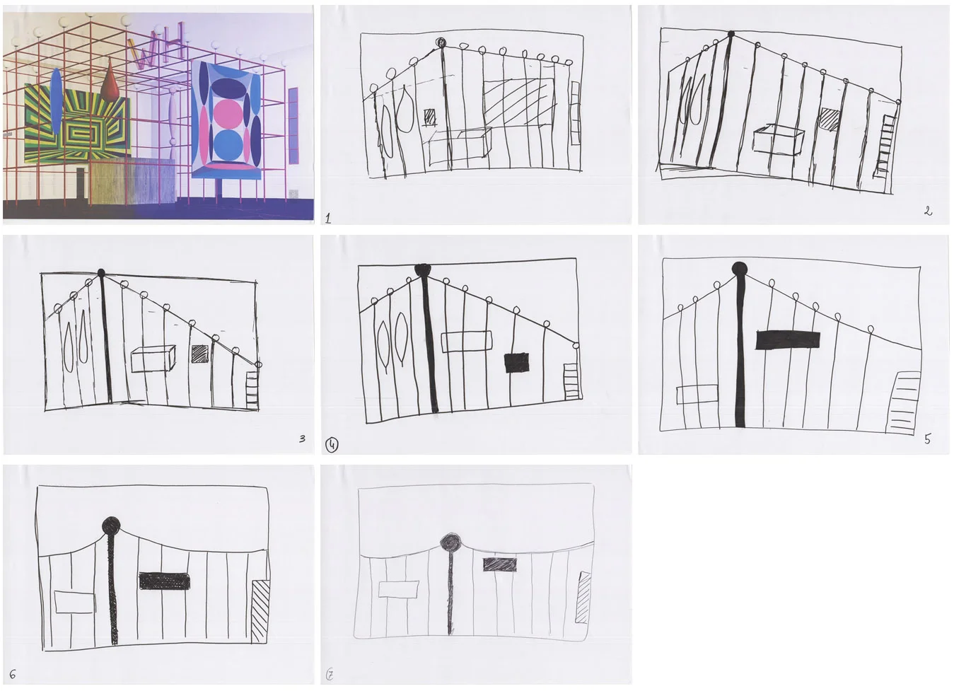 Series starting with Thomas Huber - Stellage, 2002