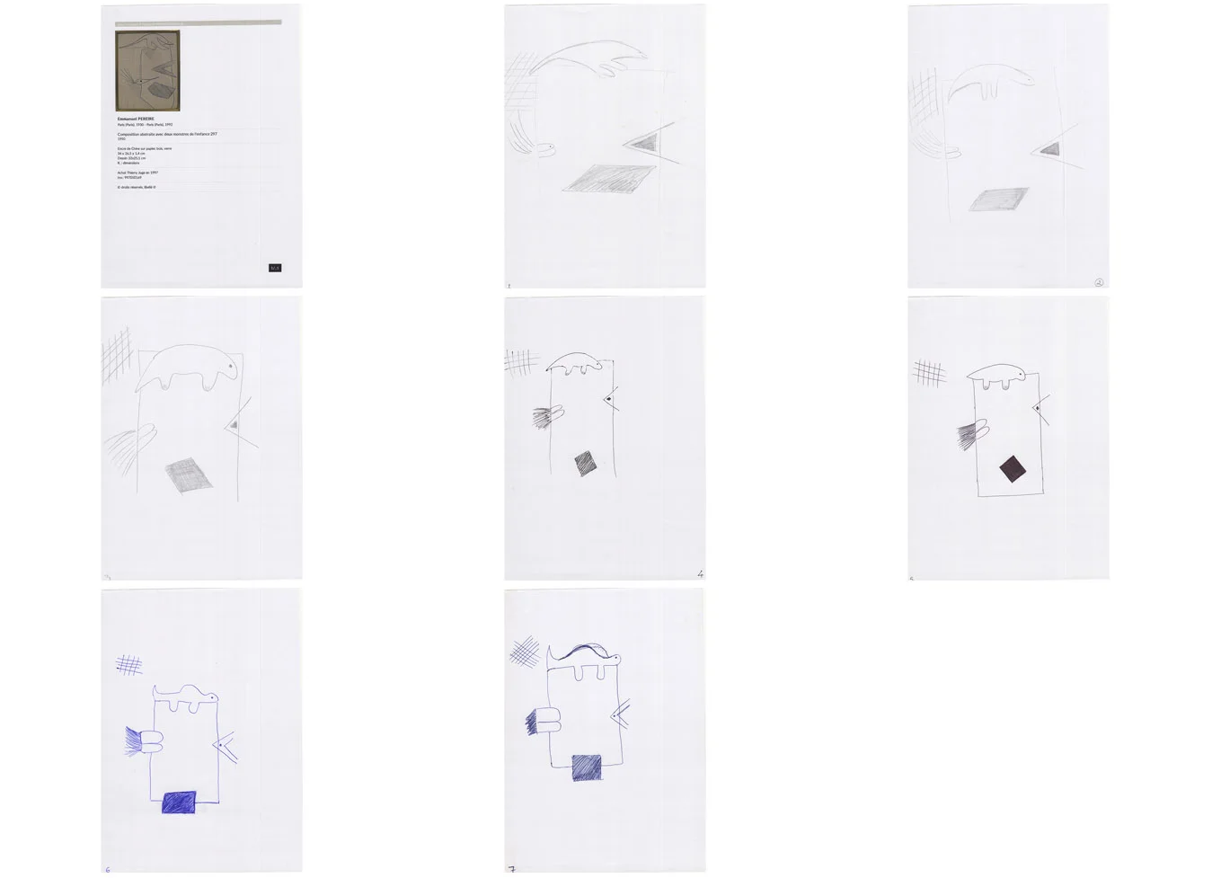 Series from Emmanuel Pereire - sans titre, sans date