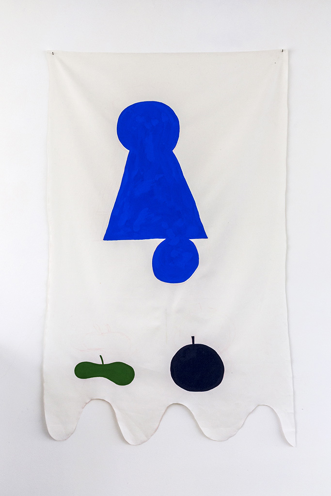 Bevis Martin & Charlie Youle, Figure with Fruit , 2015 185 x 115 x 5 cm