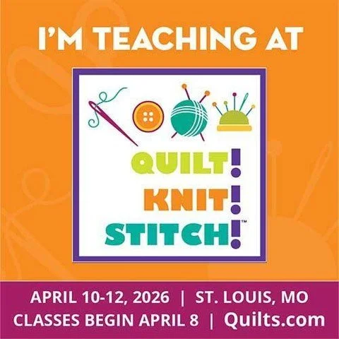 I'm so excited to be teaching at Quilt! Knit! Stitch! in St. Louis this April! Sign-ups are open now, so come take a class with me.
#ilovequilting, #quiltersofinstagram, #quiltsofinstagram, #quiltlove, #quilting