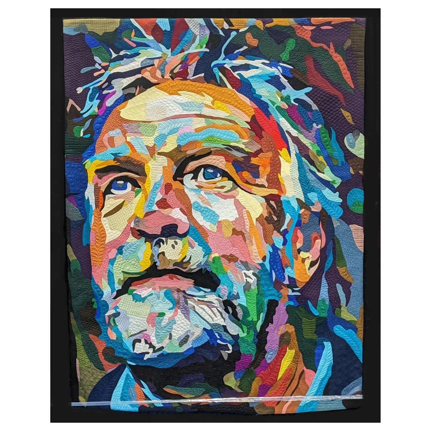 NOT MY WORK.  This is Survivor by Alexandra Curran. Anytime someone can do a face that shows emotion, well, that's just cool. My mind would never think of using these colors which is what makes this worth more than a look or two to me.  What a hopefu