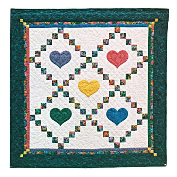 This is one of my earliest quilts, made when I was just a beginner. I hand-quilted it since machine quilting wasn't a thing back then. It's fun to look back from time to time to see how far we've come!

#appliquequilt, #Ilovequilts, #quiltlove
