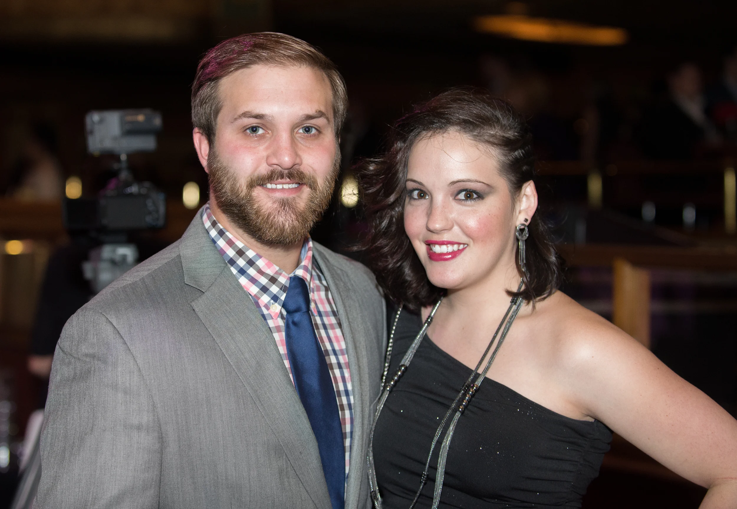 Robert Hall and fiance Rebecca at the Hour Detroit Best Dressed Celebration