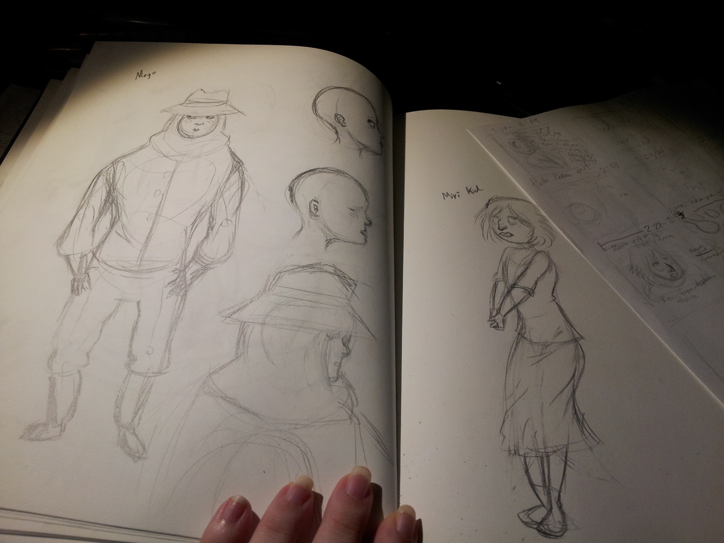 Character concepts + a splash of storyboard