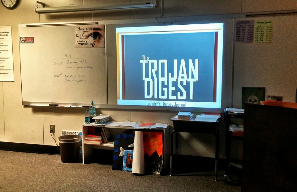 The staff premiere of The Trojan Digest