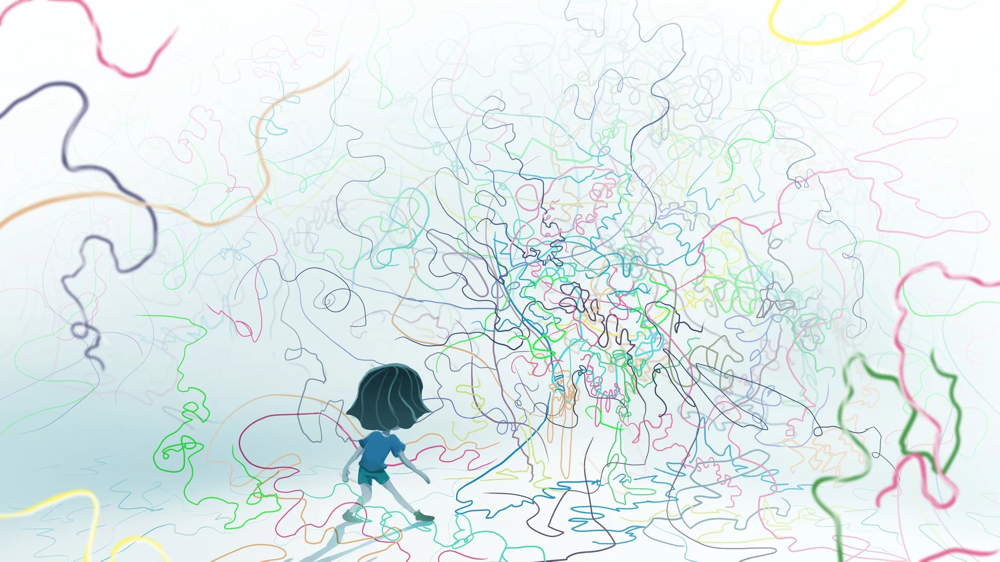 My second piece of concept art for my thesis film, “Your Own Little World”
