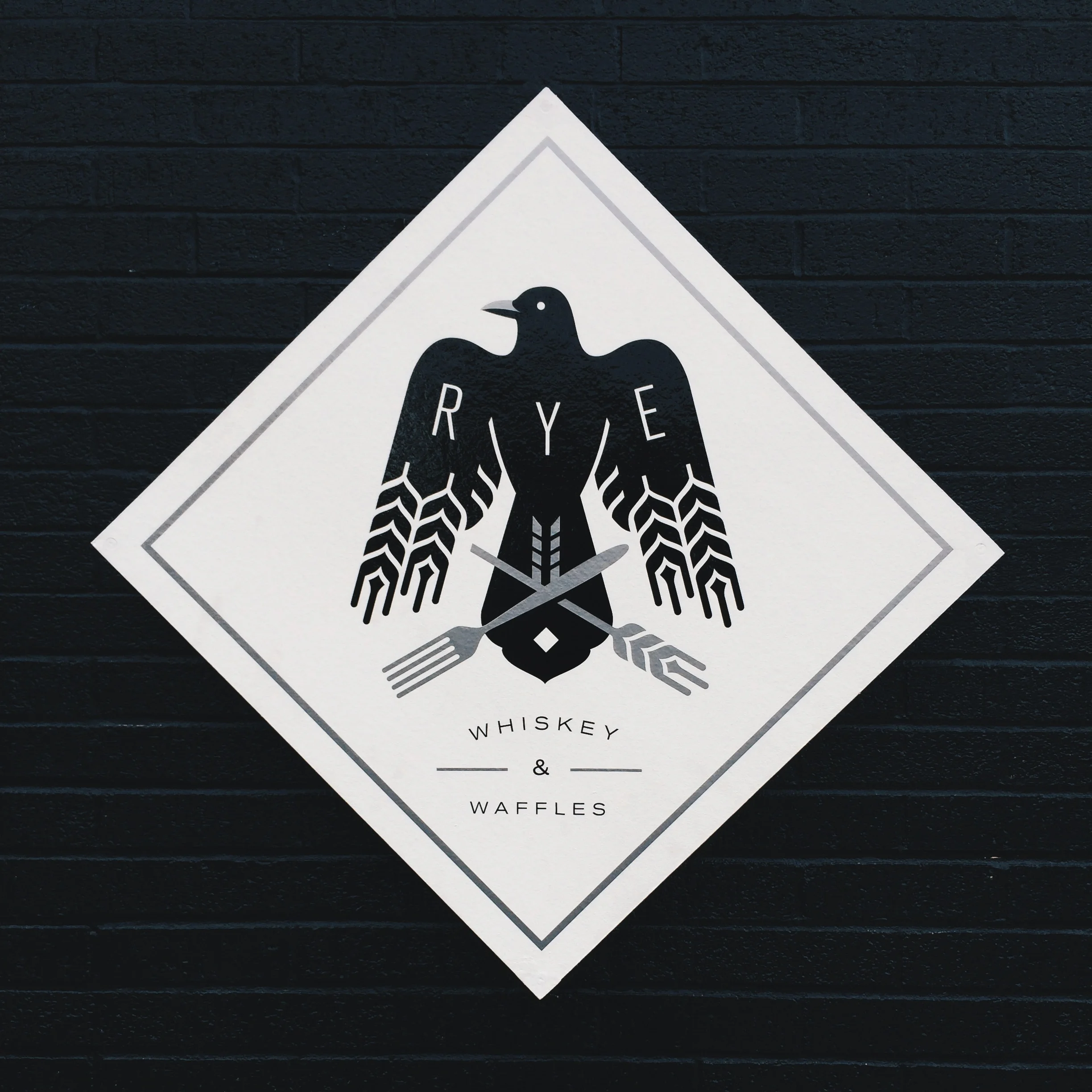 Logo, menu design and interior elements commissioned by Dan Christofferson .