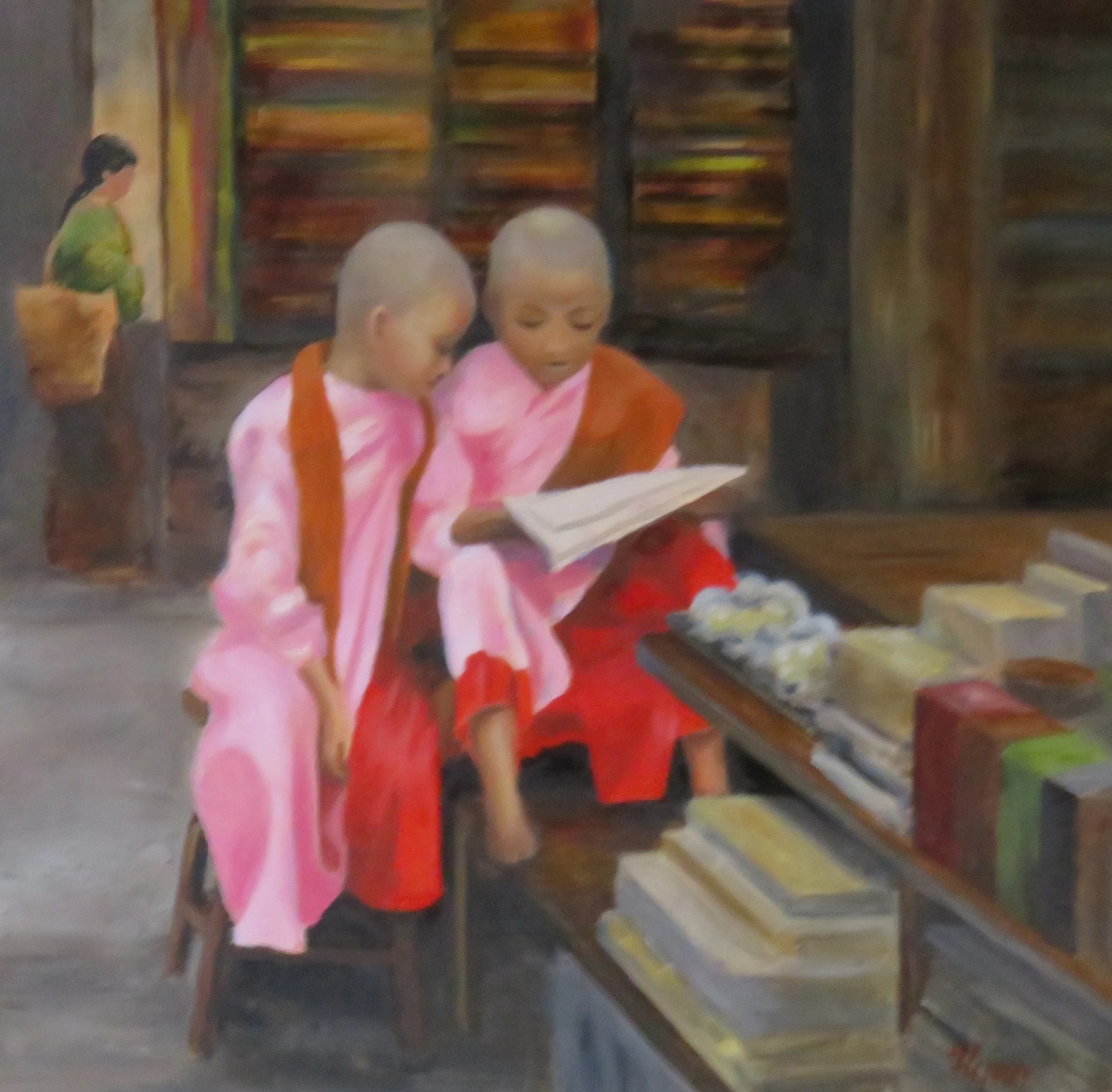 Little Nuns at the Market