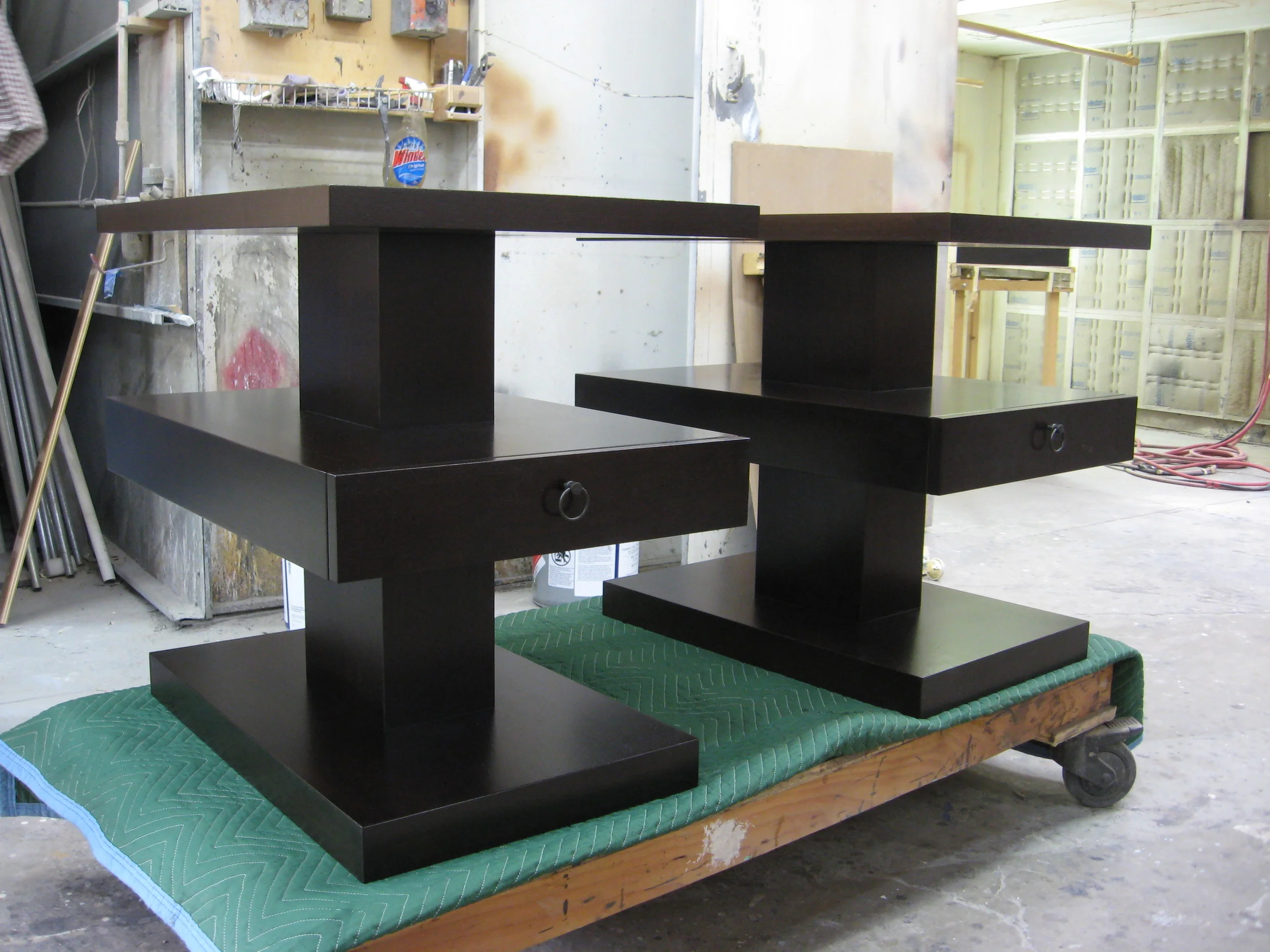 three-tiered nightstands