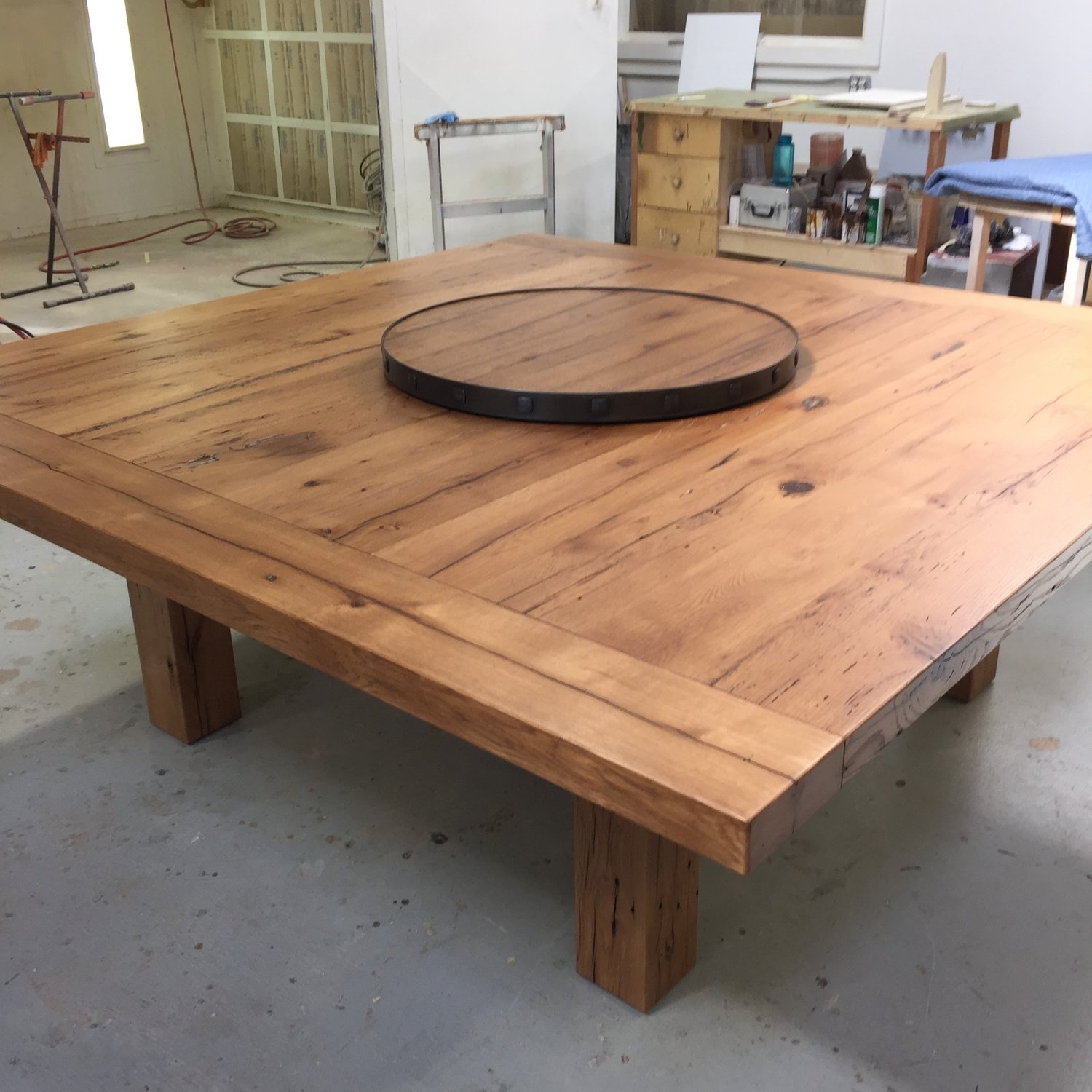 Reclaimed Oak Dining Table Farr Woodwork