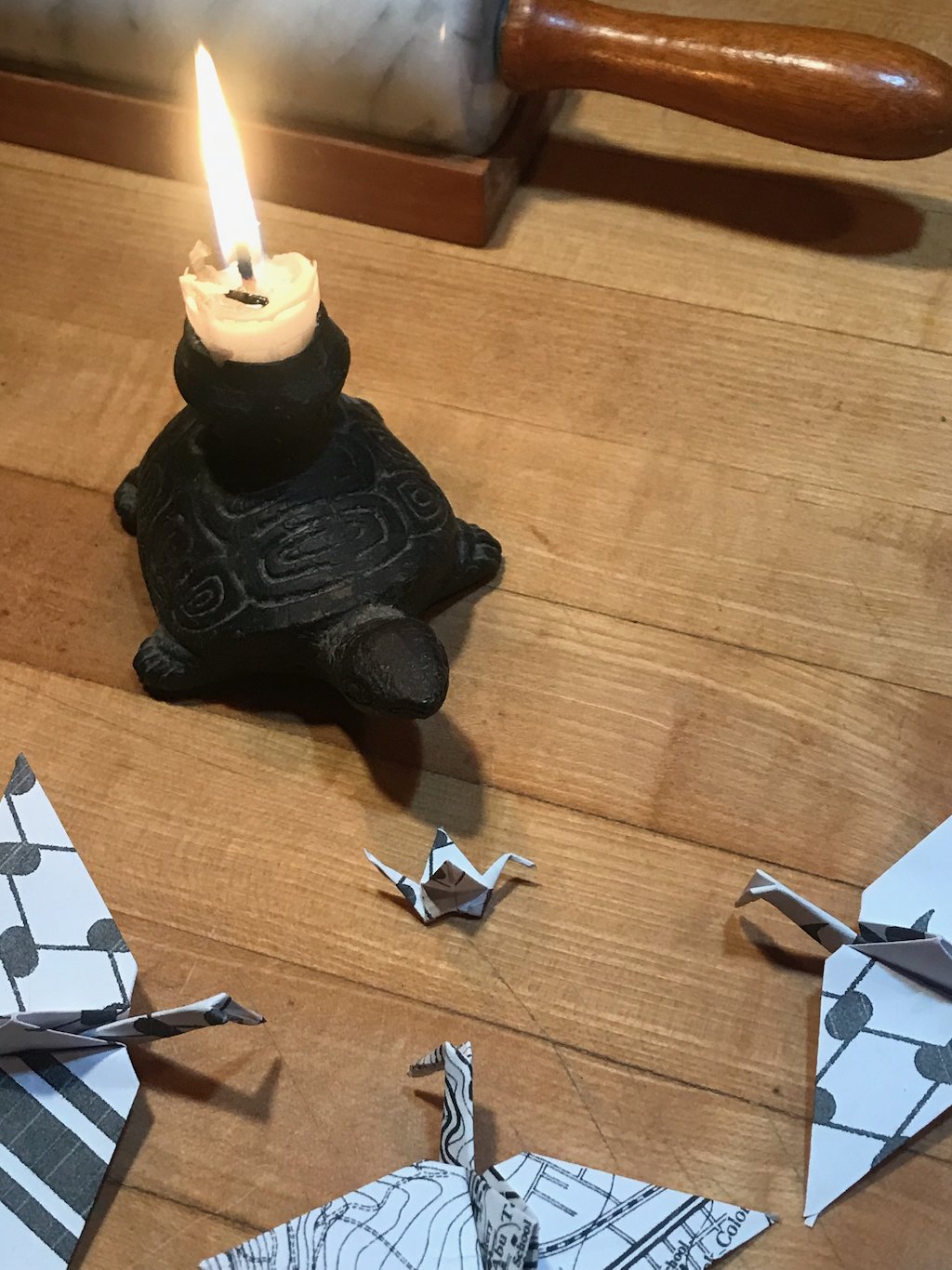 tiny crane candle.jpeg