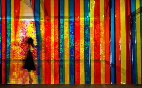 Striped PVC Curtain