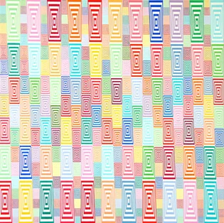   Netsky , Acrylic on Linen, 120 x 120cm 