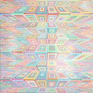   Love Bug , Acrylic on Linen, 150 x 150cm 