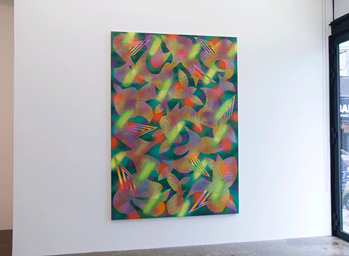  All My Favourite Colours,  Acrylic on Linen, 240 x 170cm 
