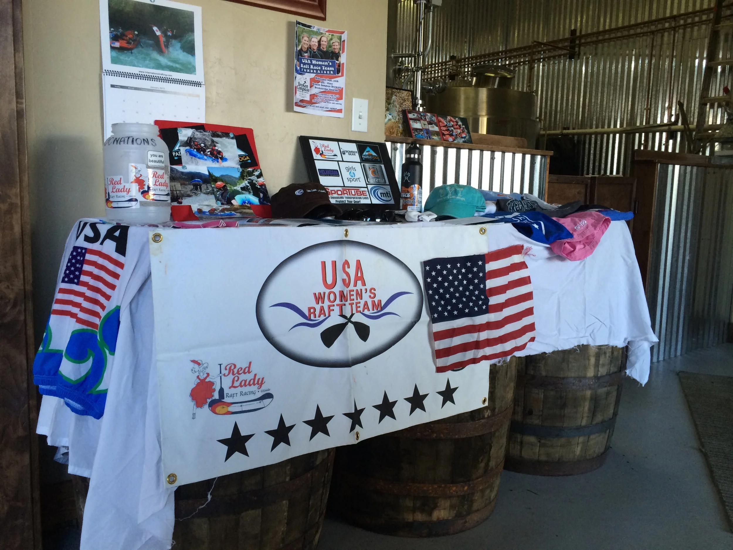 Come out for Team USA's Rafting fundraisers at Broken Compass!