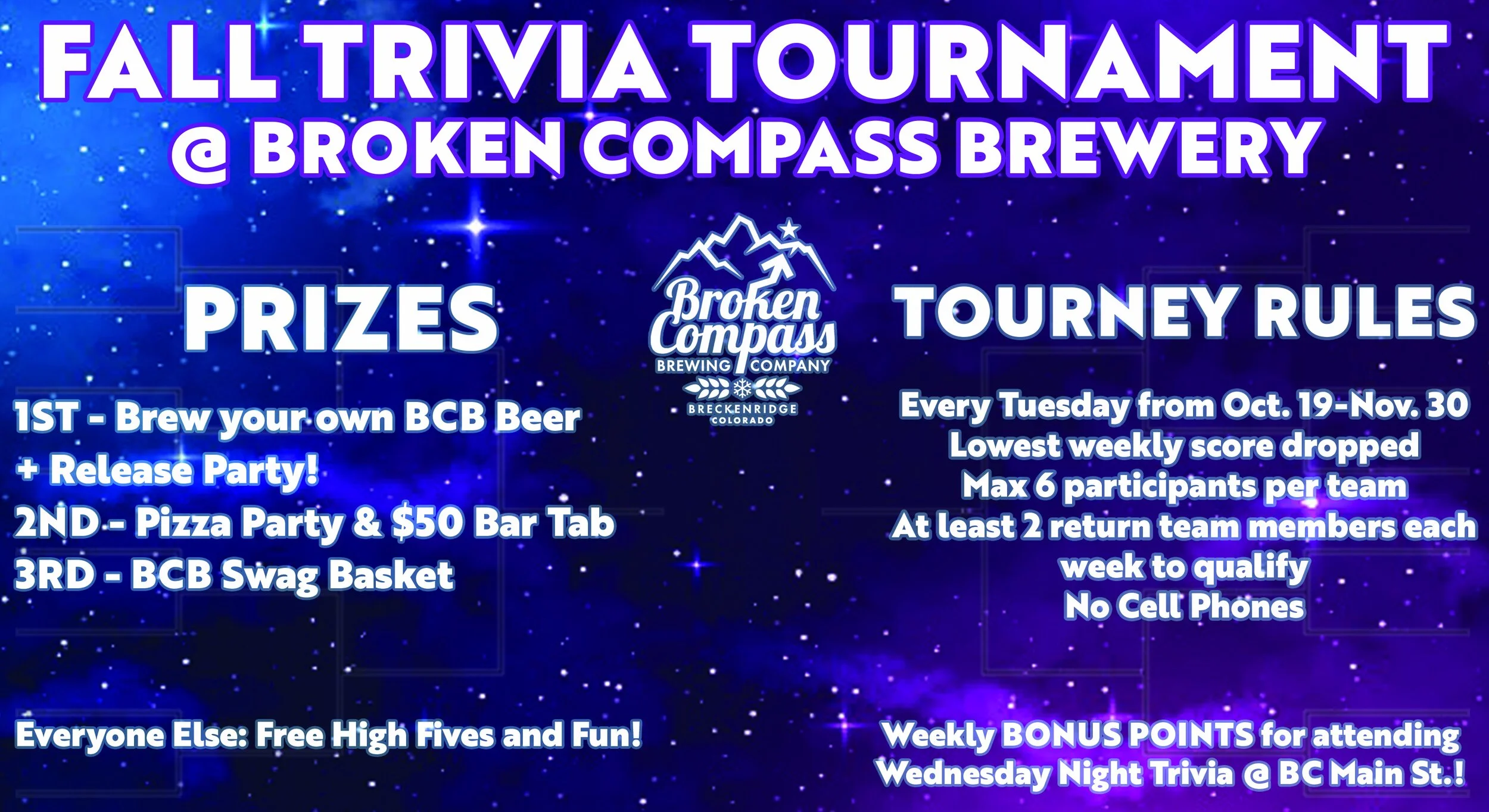 Tuesday Night Trivia TOURNAMENT
