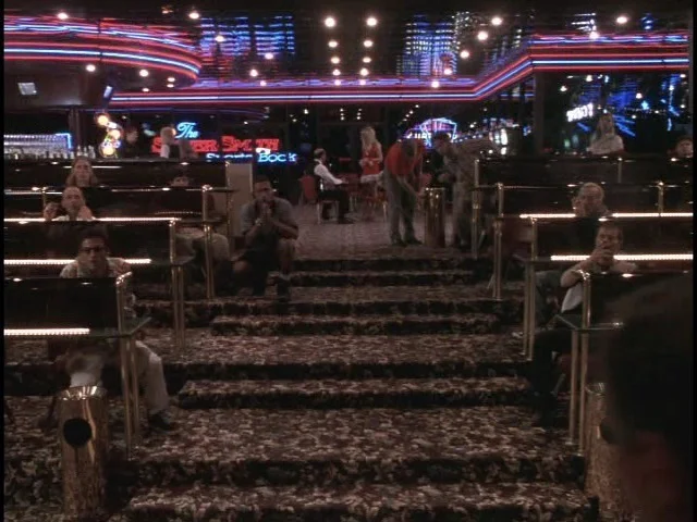 Another view of the huge casino sports book set we built on a stage.