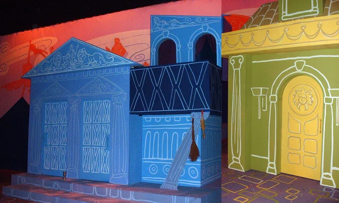 Details of the houses from "A Funny Thing Happened on the way to the Forum".