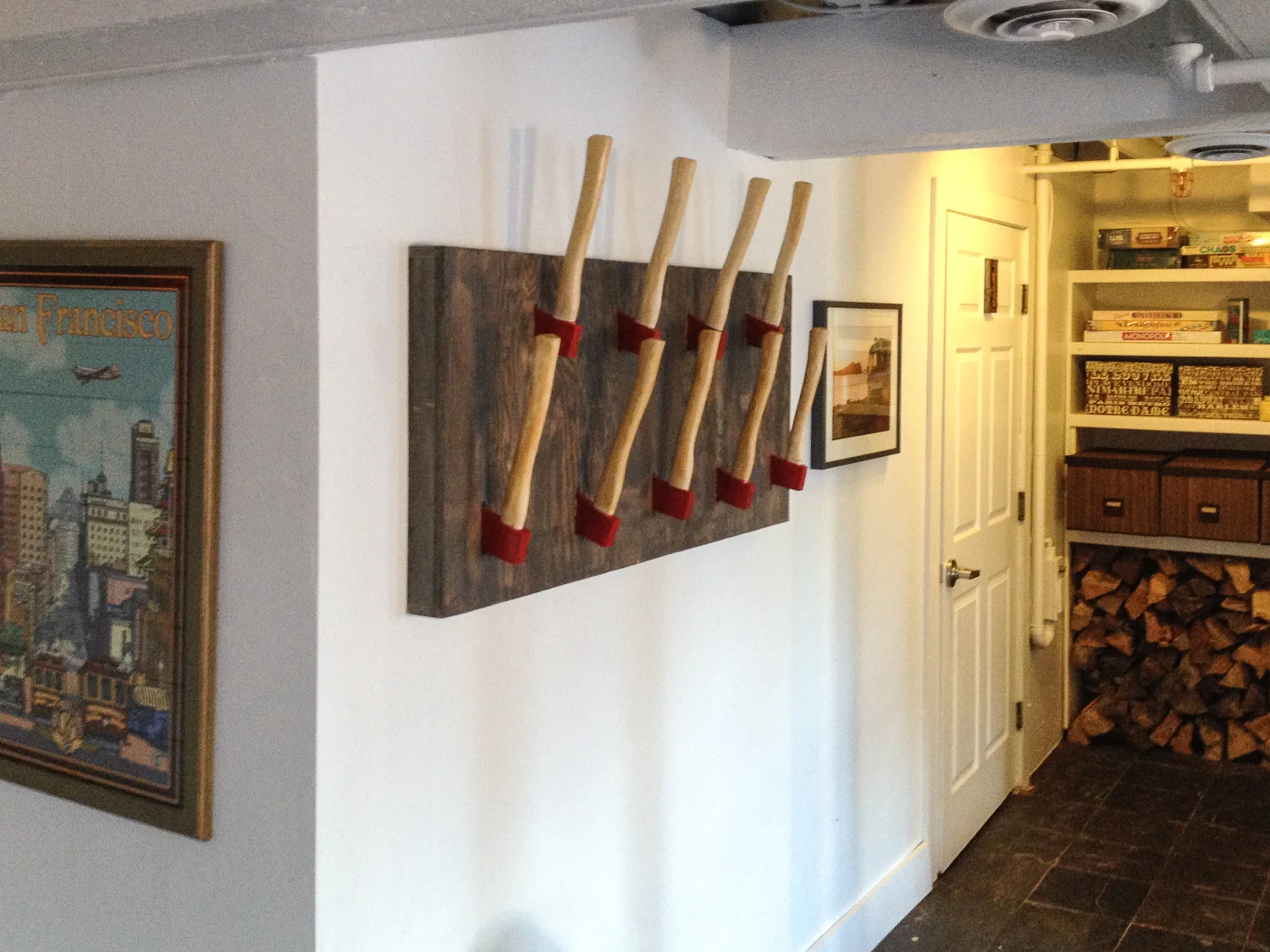 Another axe-murderer's coat rack.