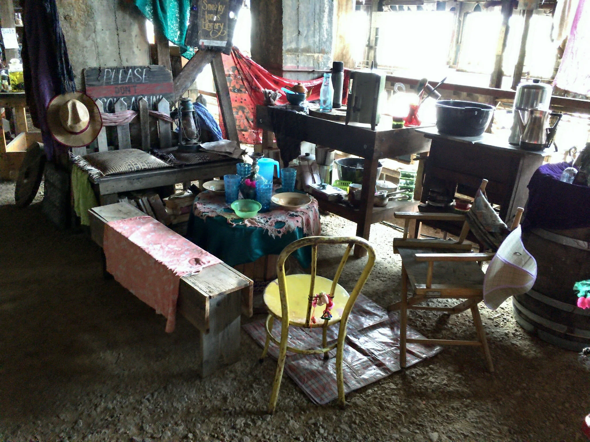 Another view of the Bazaar on the Isle of the Lost.