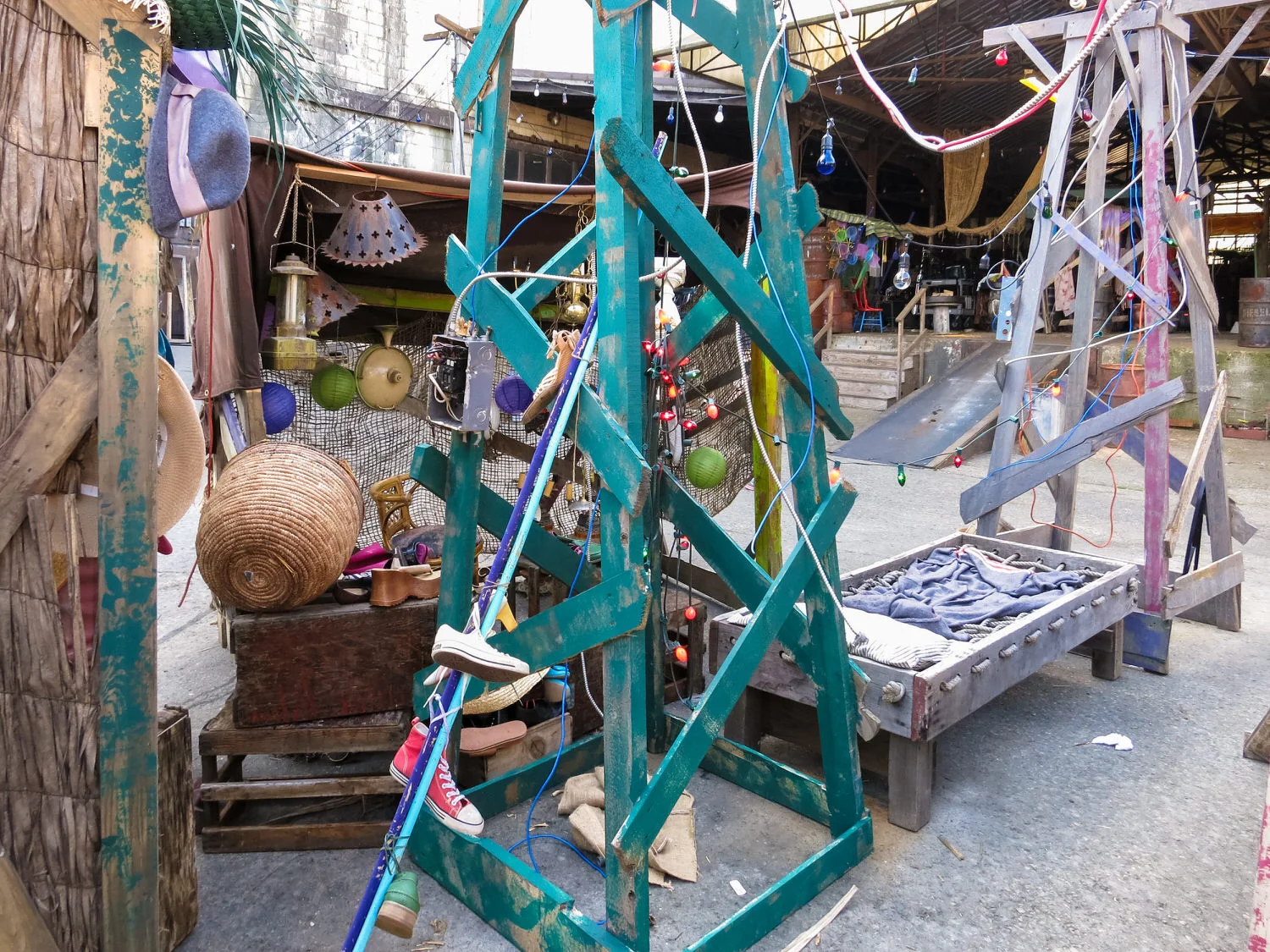 More rickety Slumatecture on the Isle of the Lost in Disney's Descendants.