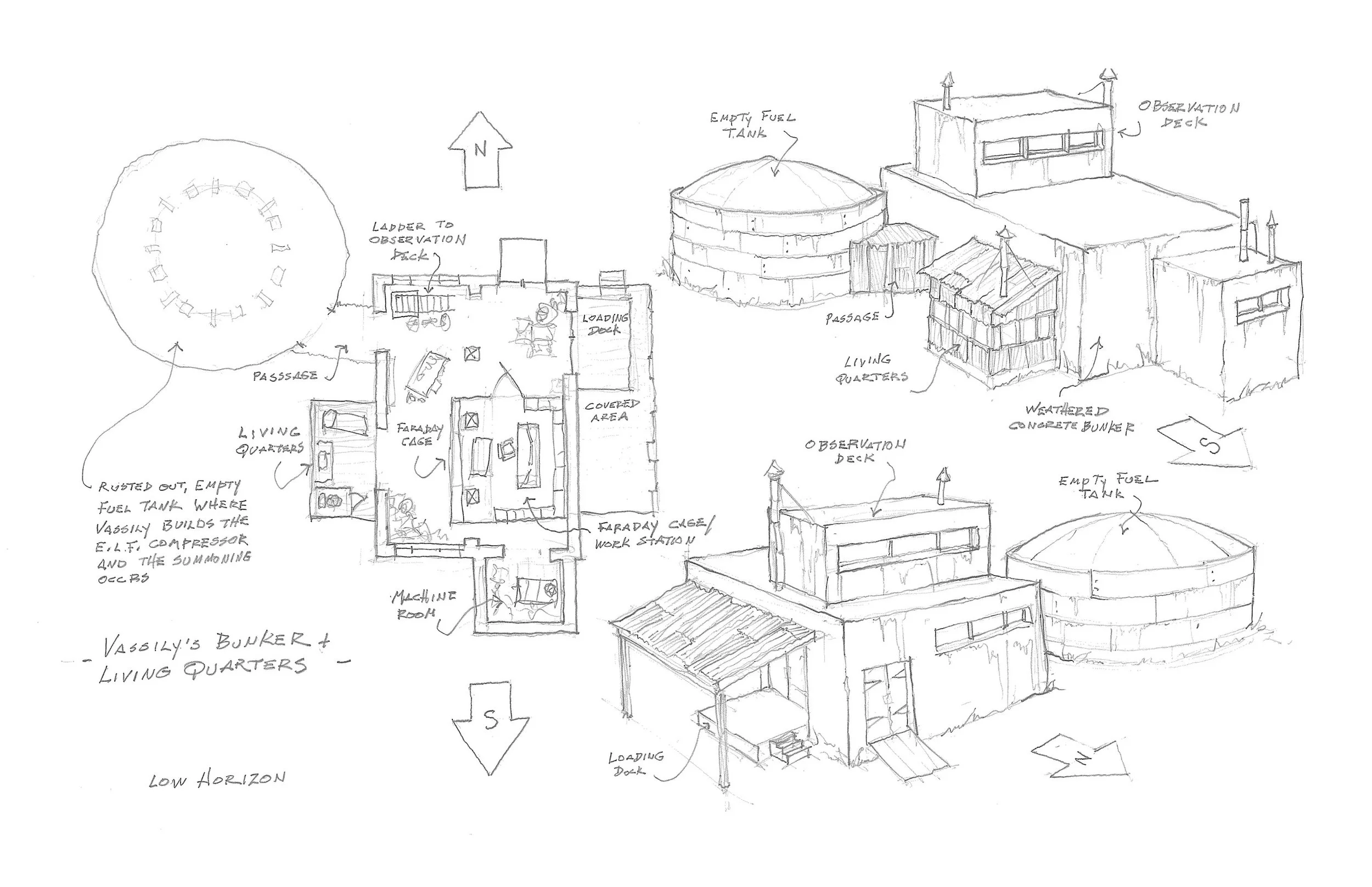  Conecpt sketch for an unrealized personal project 