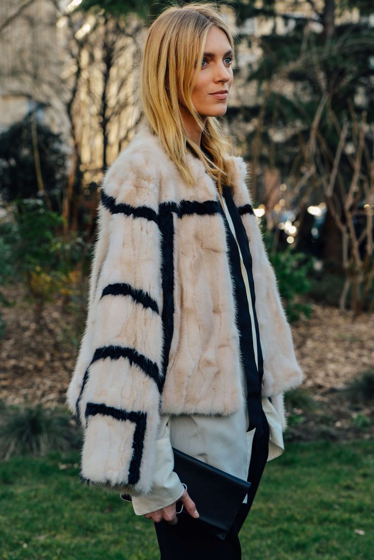 Anja Rubik, via Tommy Ton .