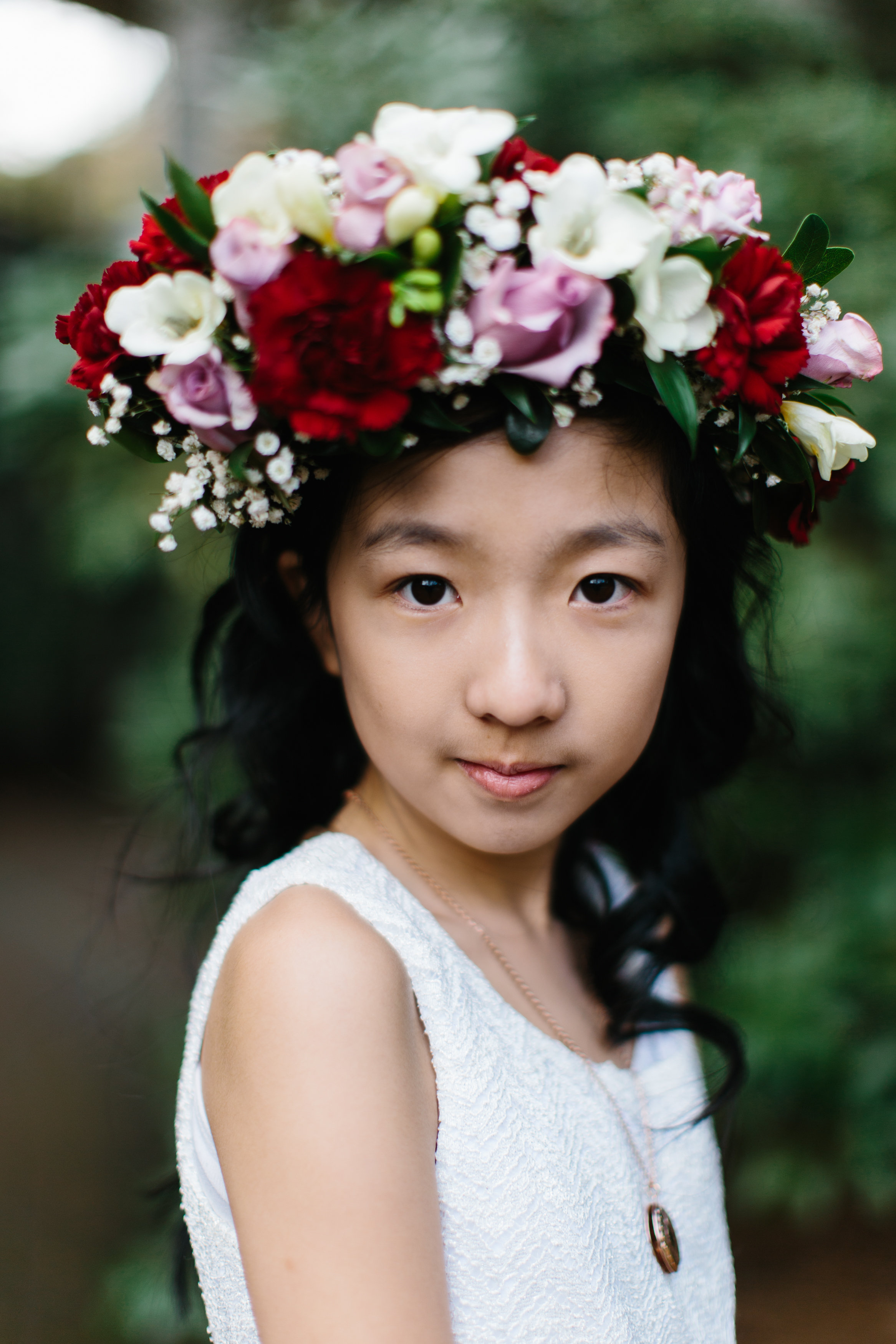  Flower Crown for Flower girl by Abbotsford Wedding Florist, Floral Design by Lili 