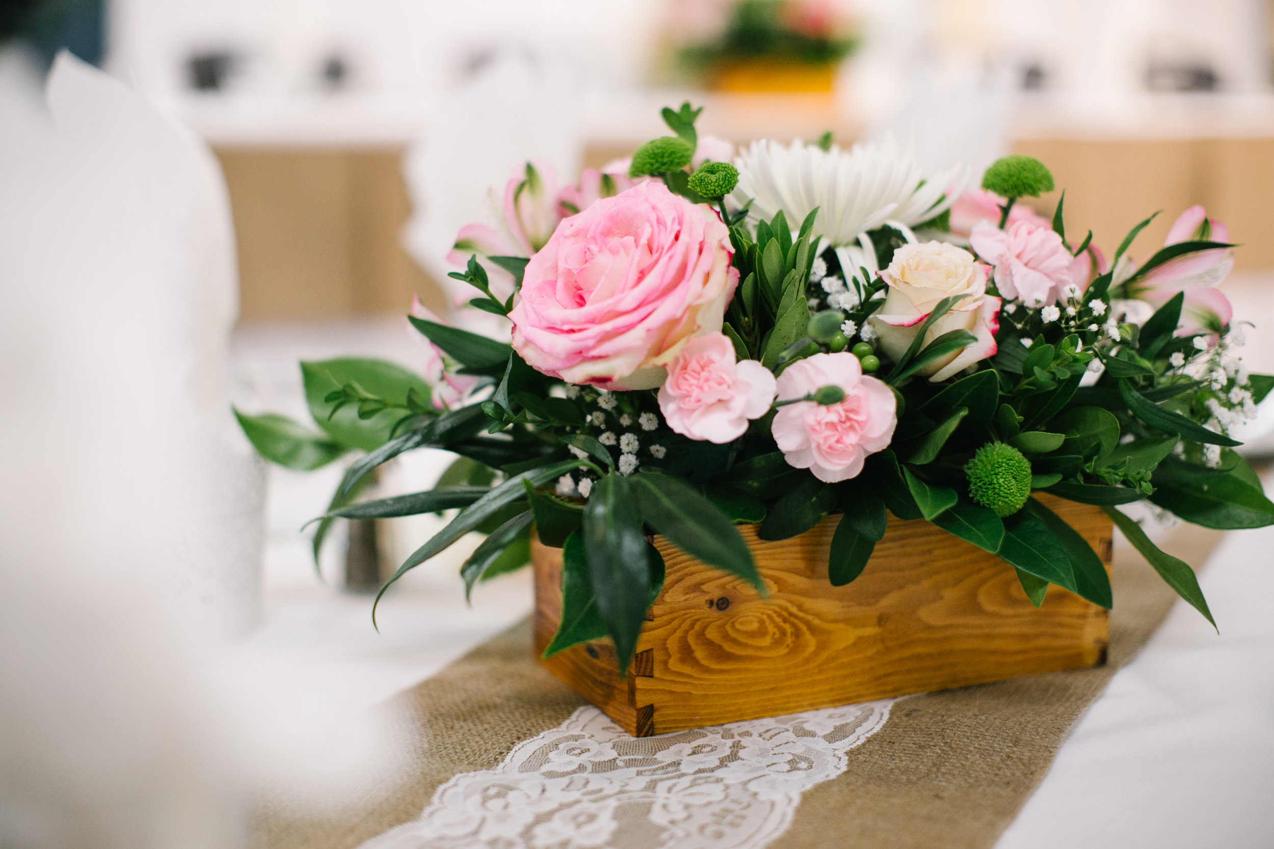  Wedding centrepiece by Floral design by Lili, Abbotsford wedding florist. 