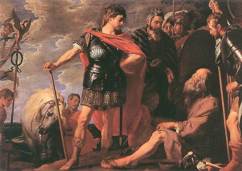 Caspar_de_Crayer_Alexander_and_Diogenes, séc. XVII