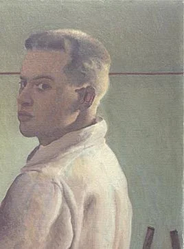 Alex Colville, Self -Portrait , 1942 (pormenor)