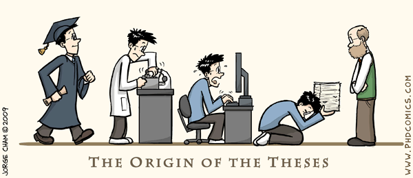 Jorge Chan, The Origin of the Thesis , PhD Comics
