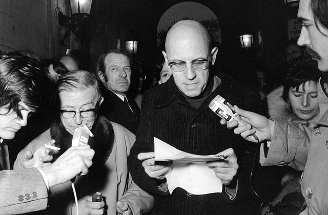 Jean-Paul Sartre e Michel Foucault em 1972