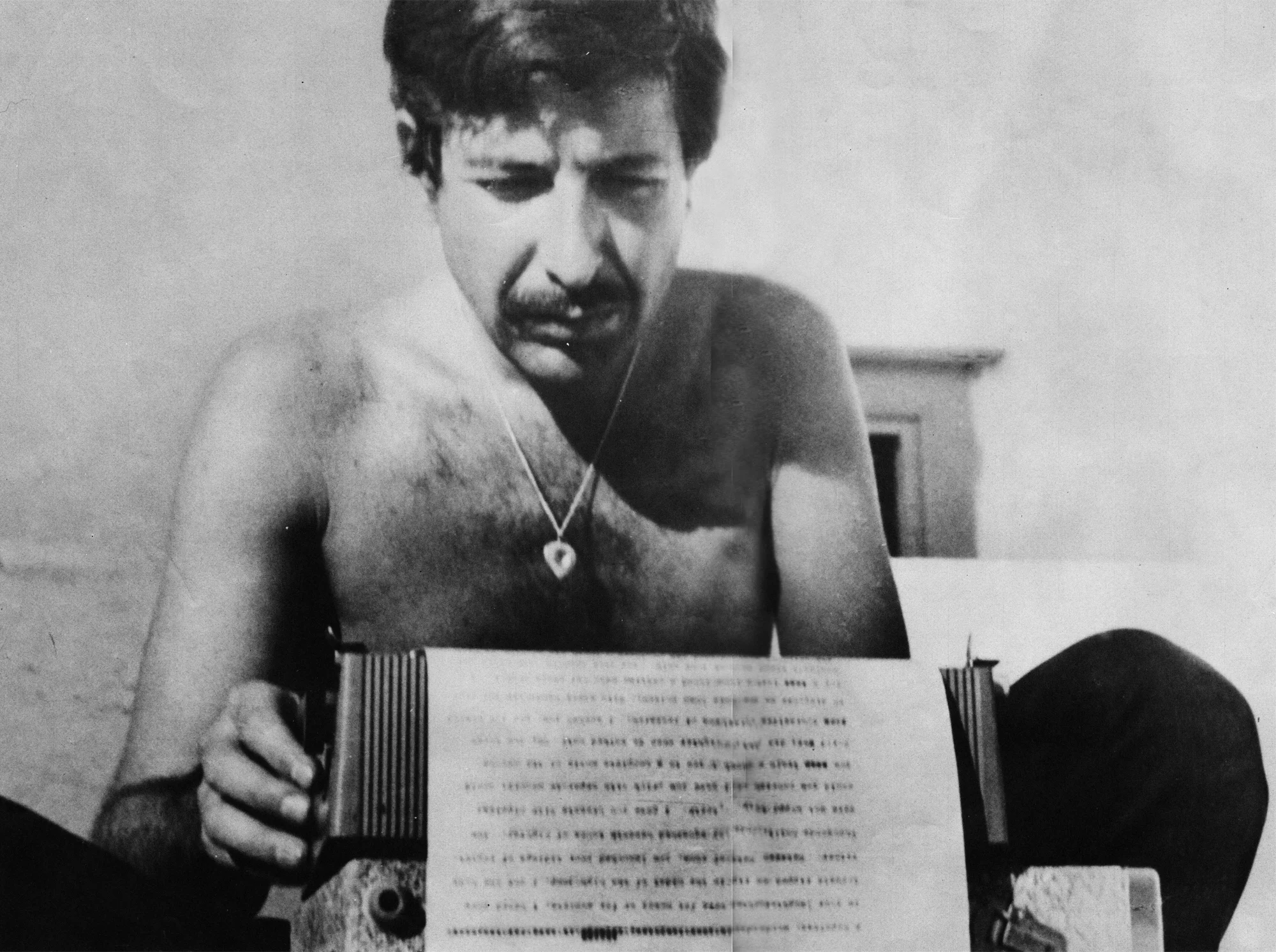 Leonard Cohen em Hidra. Anos 60. 