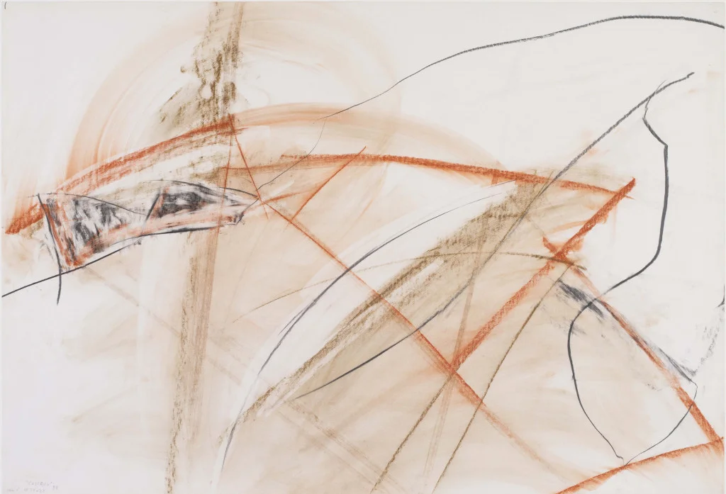 Daniel Dezeuze, Sans titre (série Lascaux), 1983-1984.jpg