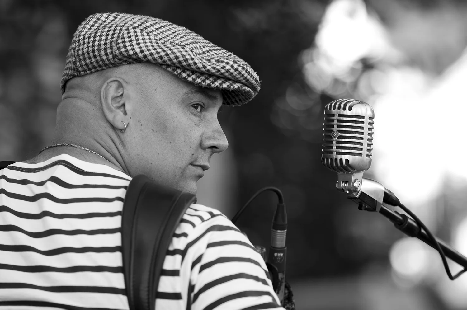 Accordionist at the Festi'folies in September 2011.
