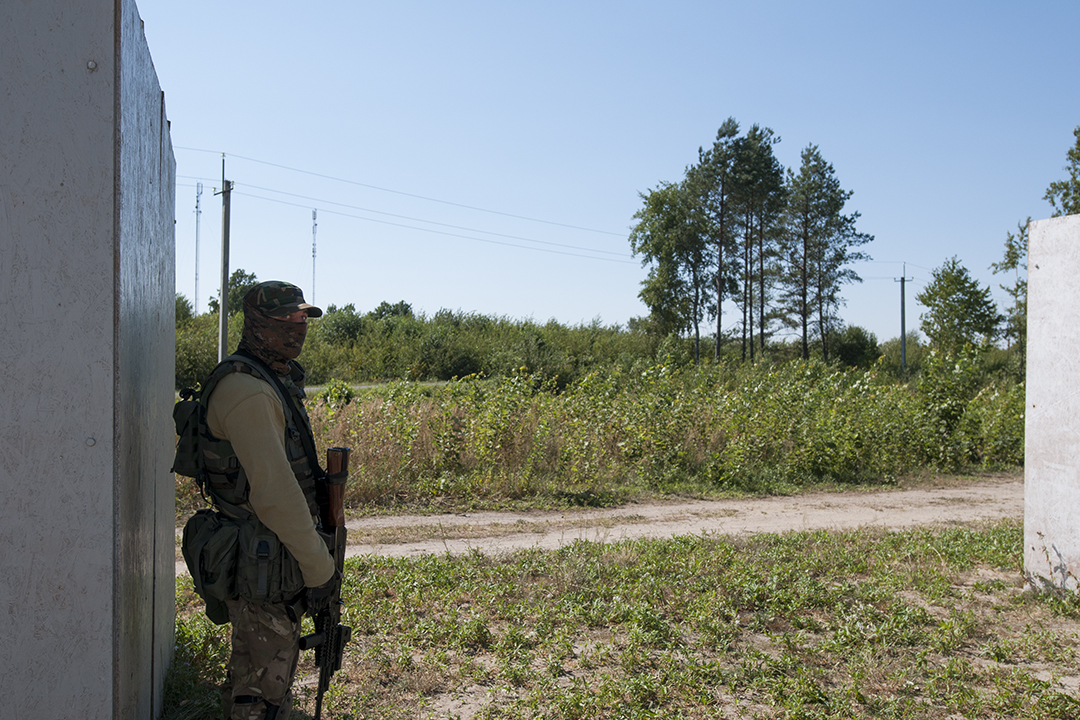 Ukrainian soldier.