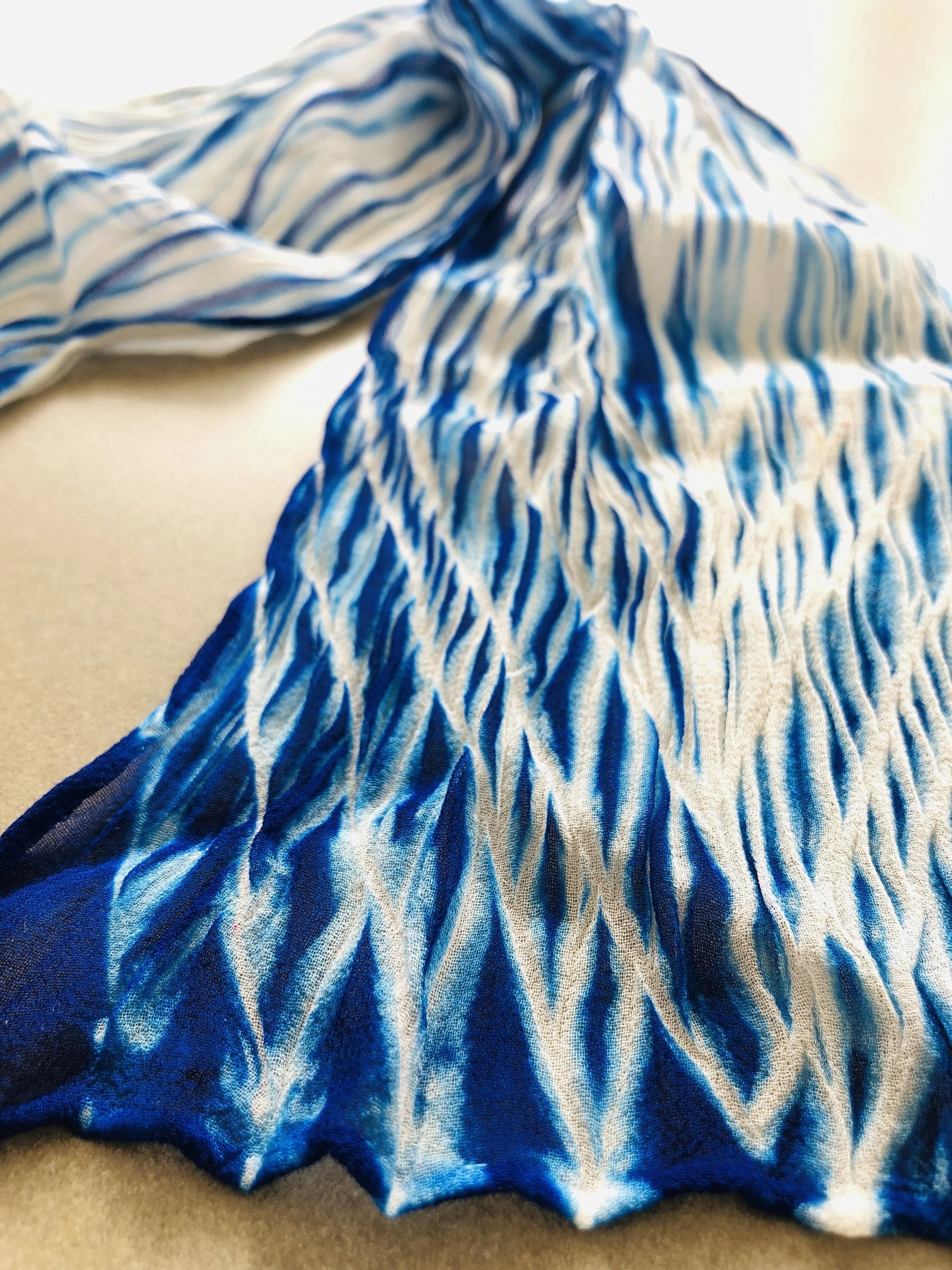 Workshop: Shibori and Indigo: Three Days at Cloth Fiber Workshop
